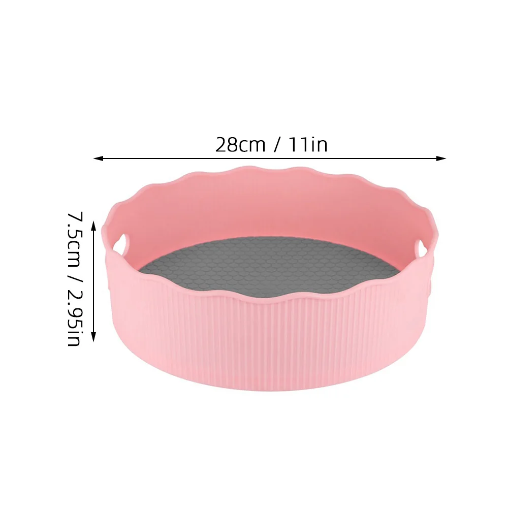 

Kitchen Shelf Pink Organizer Storage Boxes Anti-skid Case Desk Seasoning Multi-function Cupboard