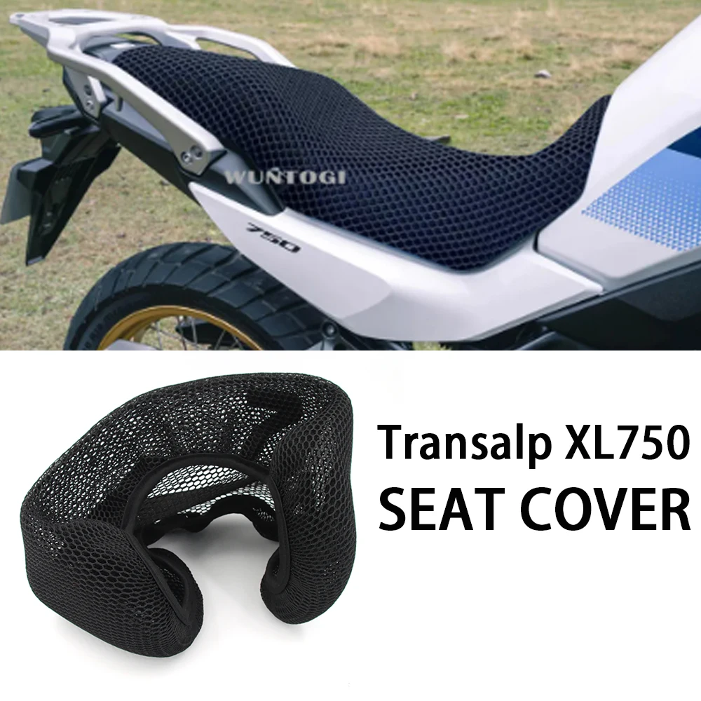 

For Honda Transalp XL 750 Accessories Motorcycle Seat Cover Transalp XL750 2023 Seat Protect Cushion 3D Airflow Seat Cover