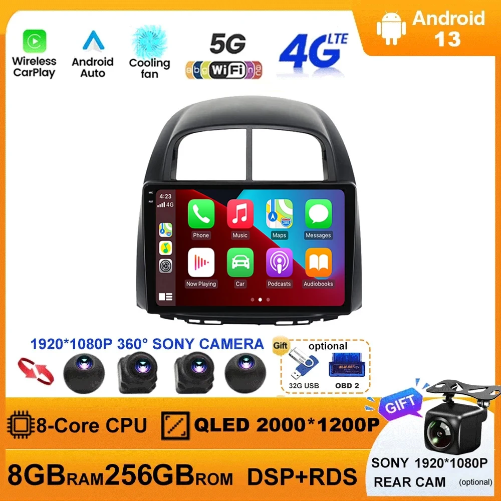 

Android 13 For Toyota Passo Daihatsu Boon Sirion Subaru Justy Perodua Myvi Car Radio DSP Multimedia Player Stereo BT GPS No DVD