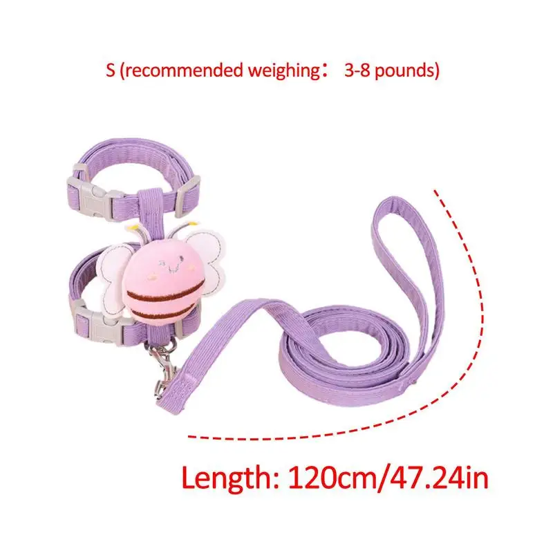 Cat Harness And Leash MADDEN Dog Cat Harness Vest Chest Rope Traction Rope For Kitten Puppy Collar Harnessing Belt Pet Accessor