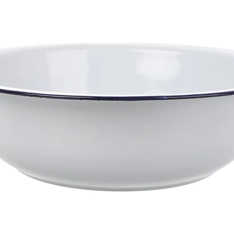 M4YC Enameled Steel Mixing Bowl Kitchenwares With Smooth Coating Safe Mixing Serving Solution For Modern Homes