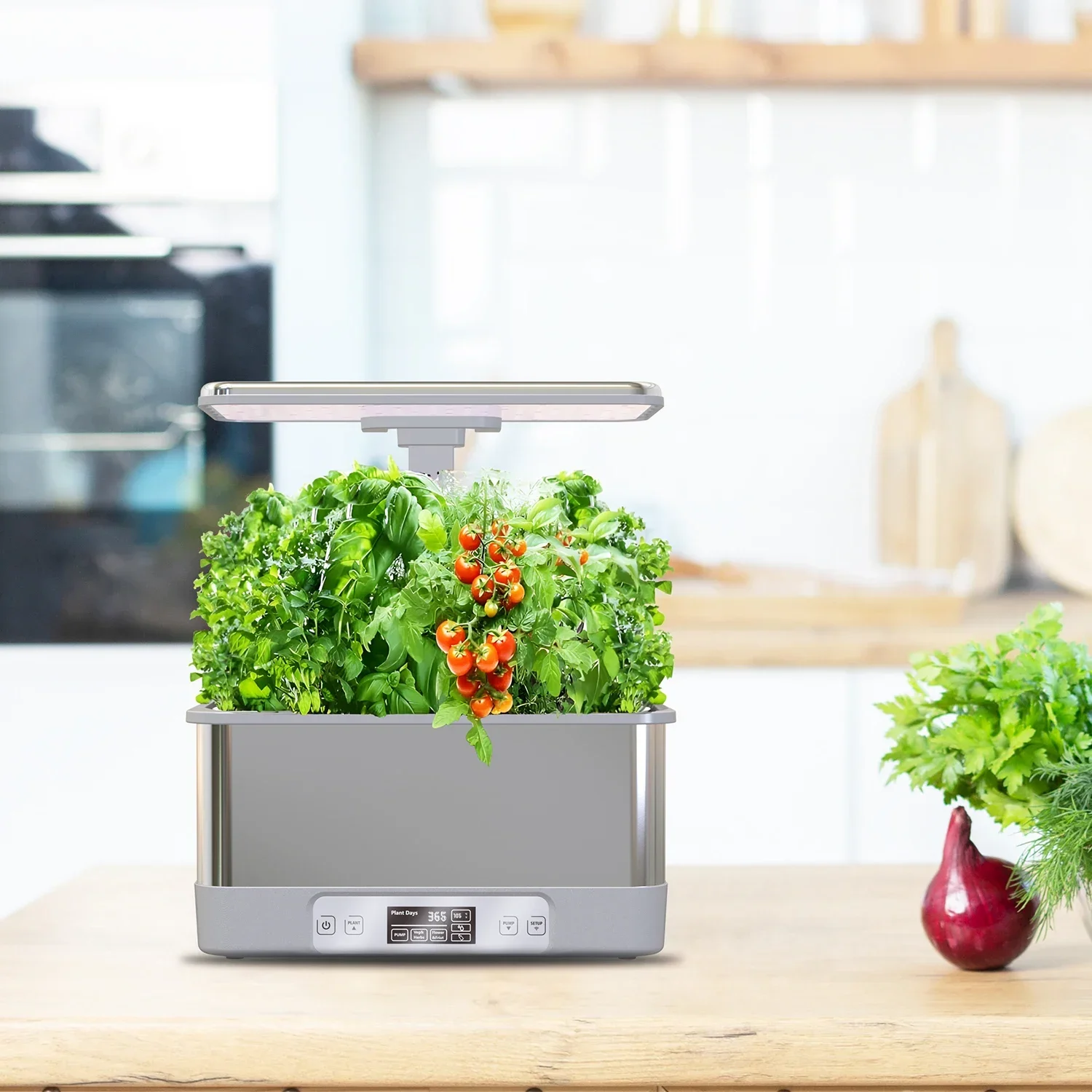 

IGS-67 Indoor Hydroponic Growing System Indoor smart garden indoor hydroponics with WIFI Stainless steel water tank