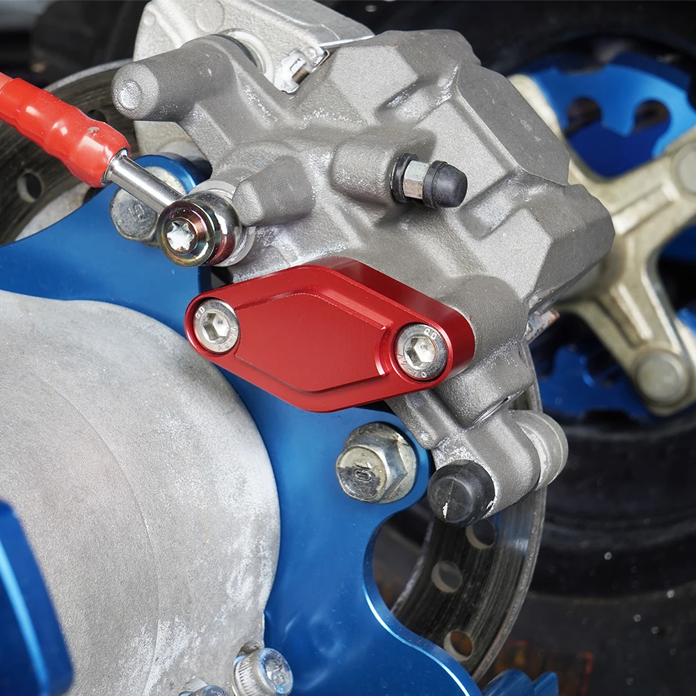 

ATV универсальный стояночный тормоз блокировать пластину алюминий для YAMAHA RAPTOR 700 YFZ450 YFZ450R BLASTER200 может AM ATV POLARIS HONDA