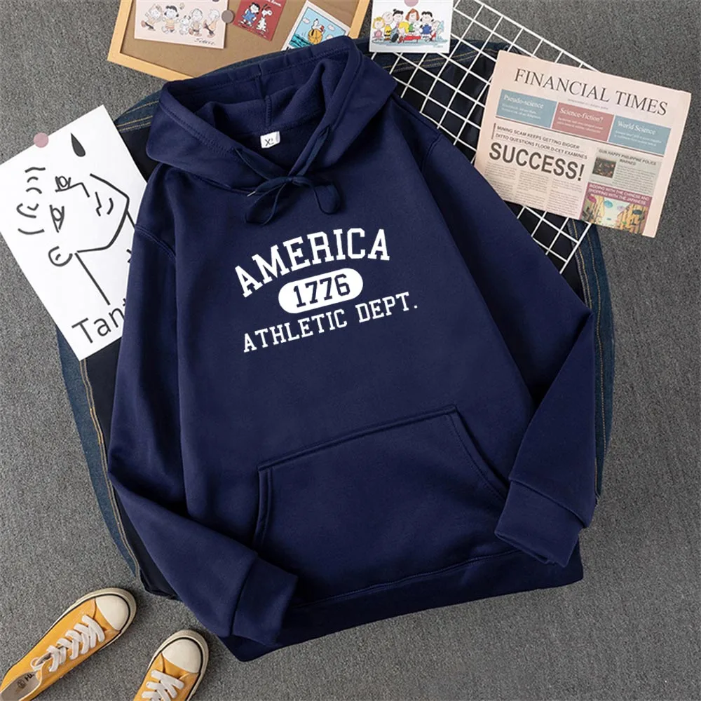 2024men and women California Est.1776 San Francisco Letter Print Mans Hoodies Pocket O-Neck Sweatshirt Autumn Soft Sweatshirt Ca