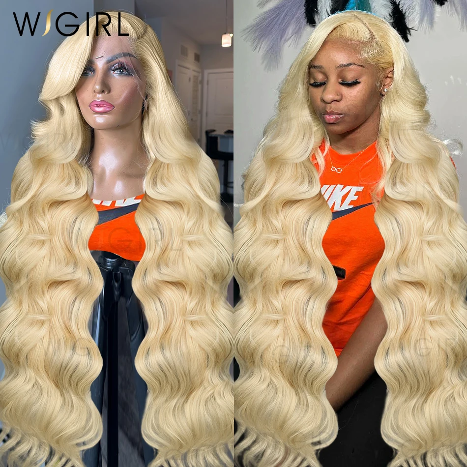 Wigirl HD Glueless 13x6 613 Body Wave Honey Blonde Lace Frontal Human Hair Wigs Brazilian Colored 13x4 Lace Front Wig For Women