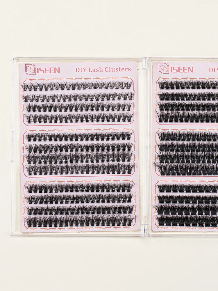 Kit de cílios em cluster DIY 3040506080100   Extensões de cílios fofos Vários estilos usados em casa Ferramenta de maquiagem de cílios