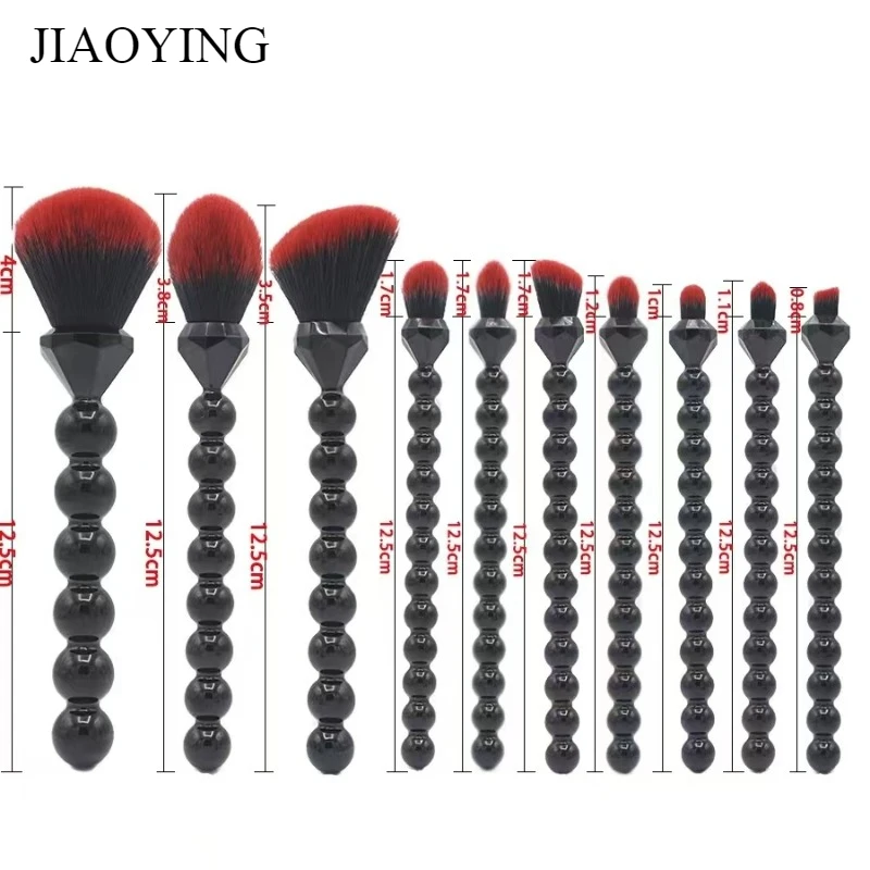 Nieuwe 10-delige Black Diamond Brush Zachte Haren Beginner Set Complete Oogschaduw Blush Brush Beauty Tool Set brochas maquillaje