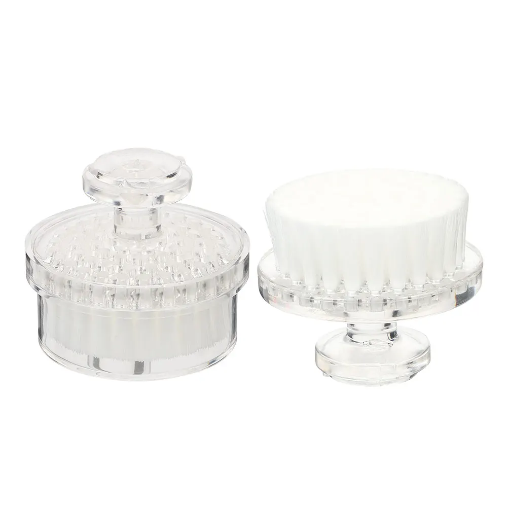 2 stuks gezichtsborstel handmatig gezichtsreinigingshulpmiddel diepe poriënreiniging exfoliërende huidverzorging draagbare wassen gezichtsborstel voor thuis