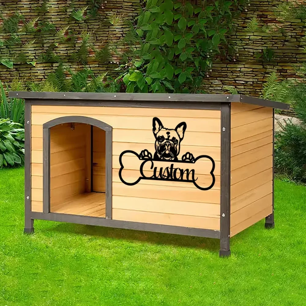 

Wonderfully Designed Custom Metal Signboard for Dog House - An Attractive Decoration, Perfect Gift for Dog Owners