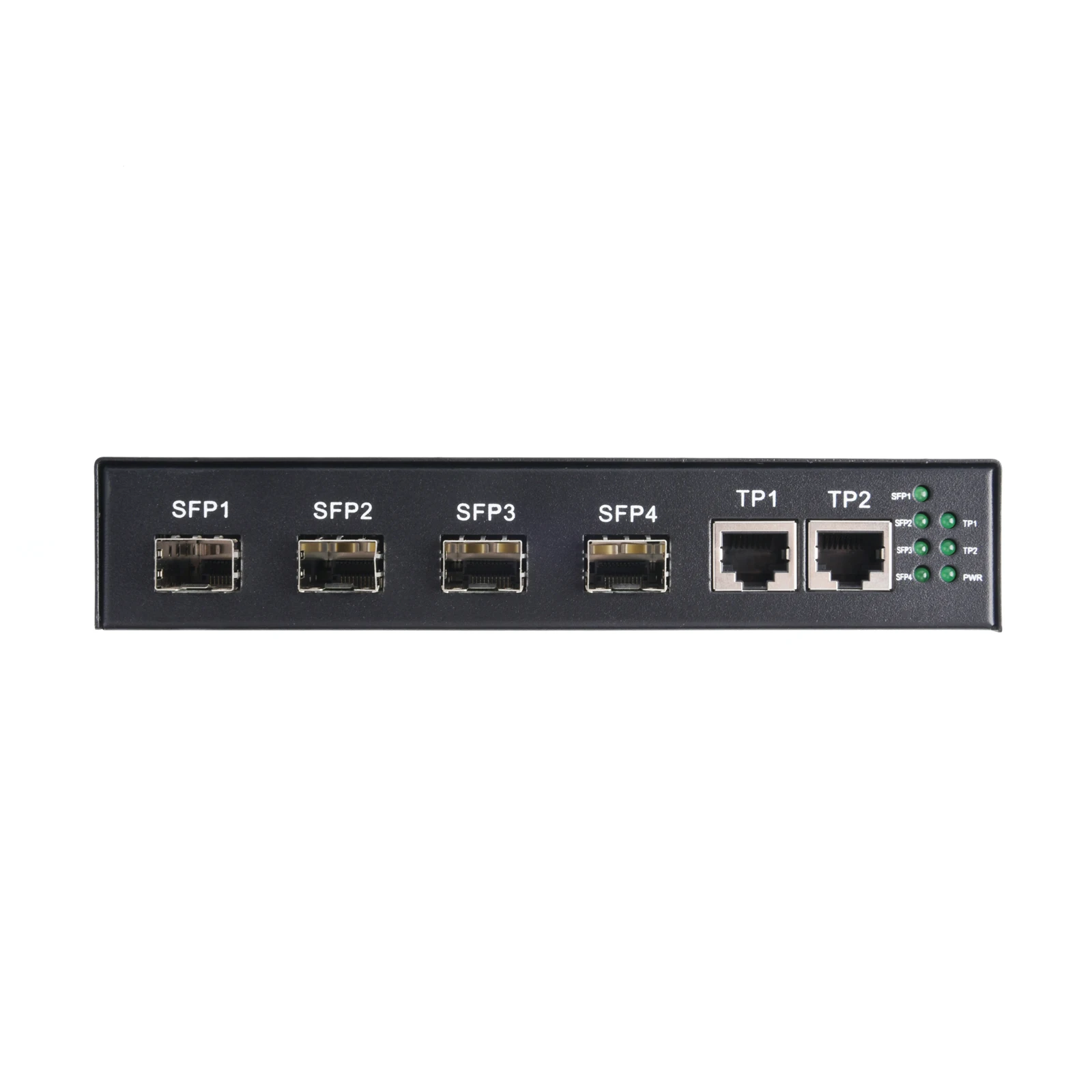 Gigabit SFP Media Converter 4 SFP to 2 RJ45 Transceiver 10/100/1000M Fiber Optic Switch With 3KM/20KM LC/SC SFP Module