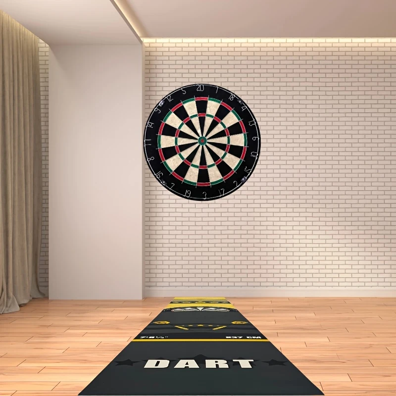VIKAMA Dart Specific Floor Mat Standard Throw Line Non-Slip Wear Resistant Training Mat Game Room Bar Home Decor Carpet