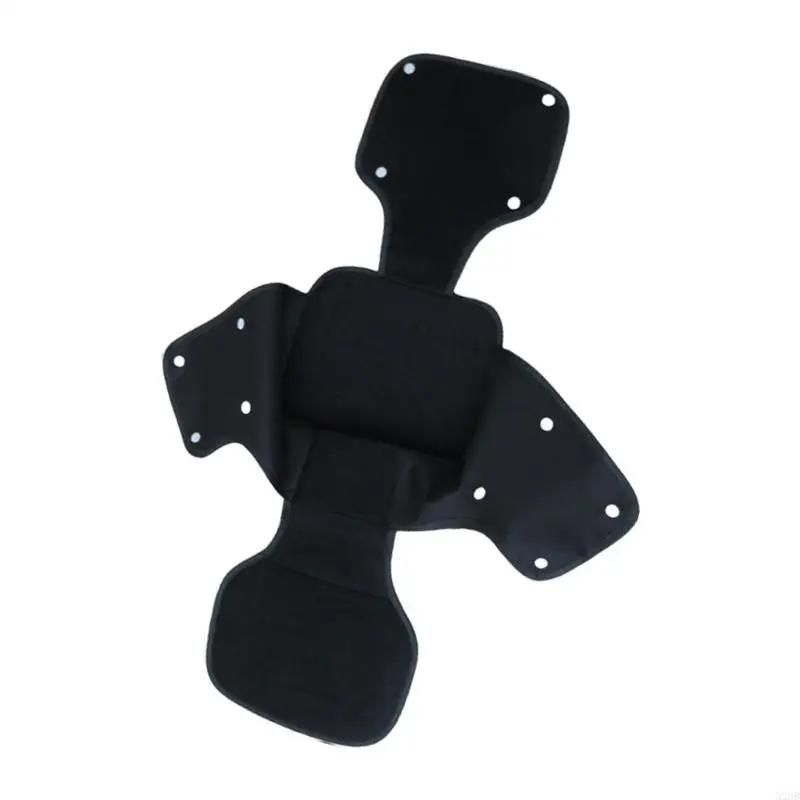 N1HB Soft & Comfortable Supportive Pad Infants Strollers Seating Liner, Removable Pushchair Cart Pad Enjoy Easy Washing
