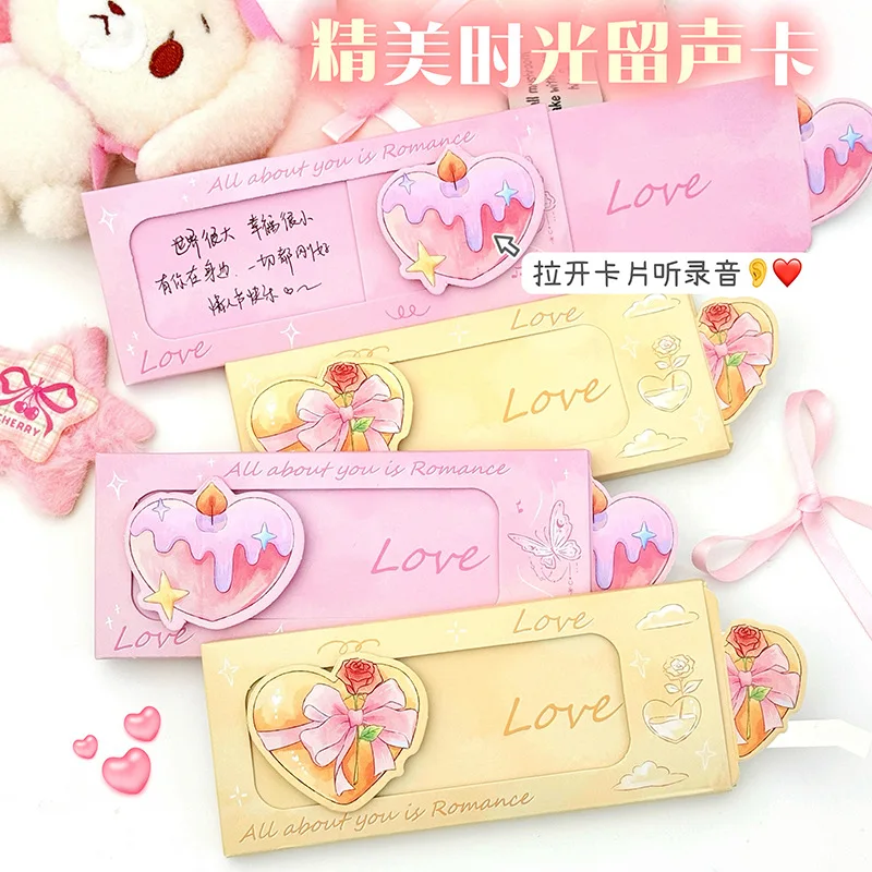 

Voice Recording Greeting Cards Birthday Gifts Creative and Cute Greeting Cards Pop-Up Greeting Cards Cake-Themed Greeting Cards