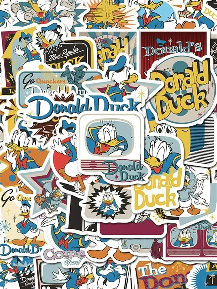 50 PCS Disney Interesting Donald Duck Creative DIY Graffiti 