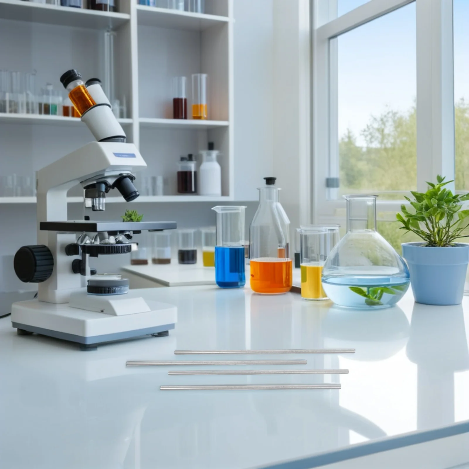 

Educational Physics Heat Absorption Demonstration Rod Experiment Tool for Classroom Lab Thermal Conductivity Science Project