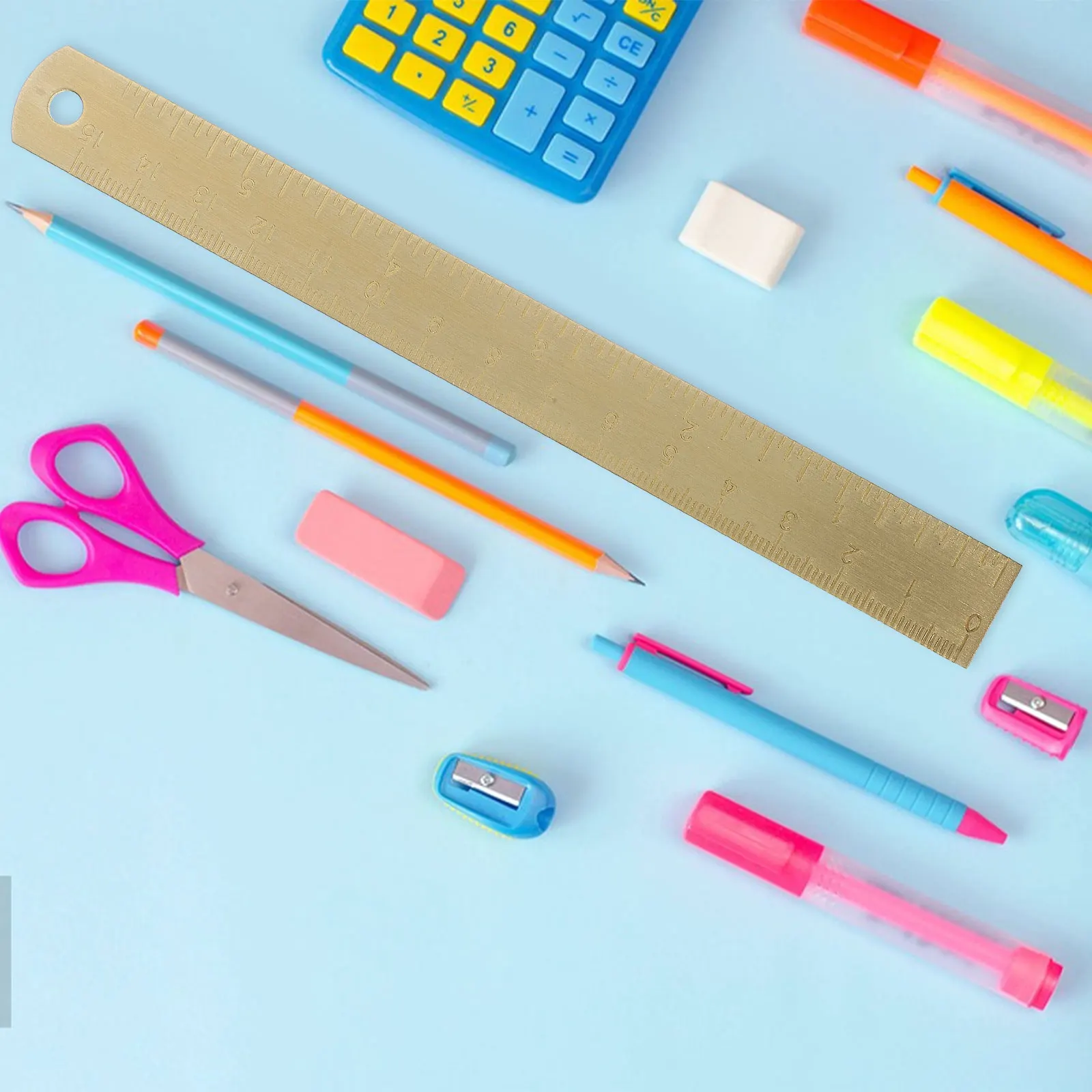 Ruler Drawing Tool Drafting Rulers Measuring Straight Professional Students Multi Functional Portable