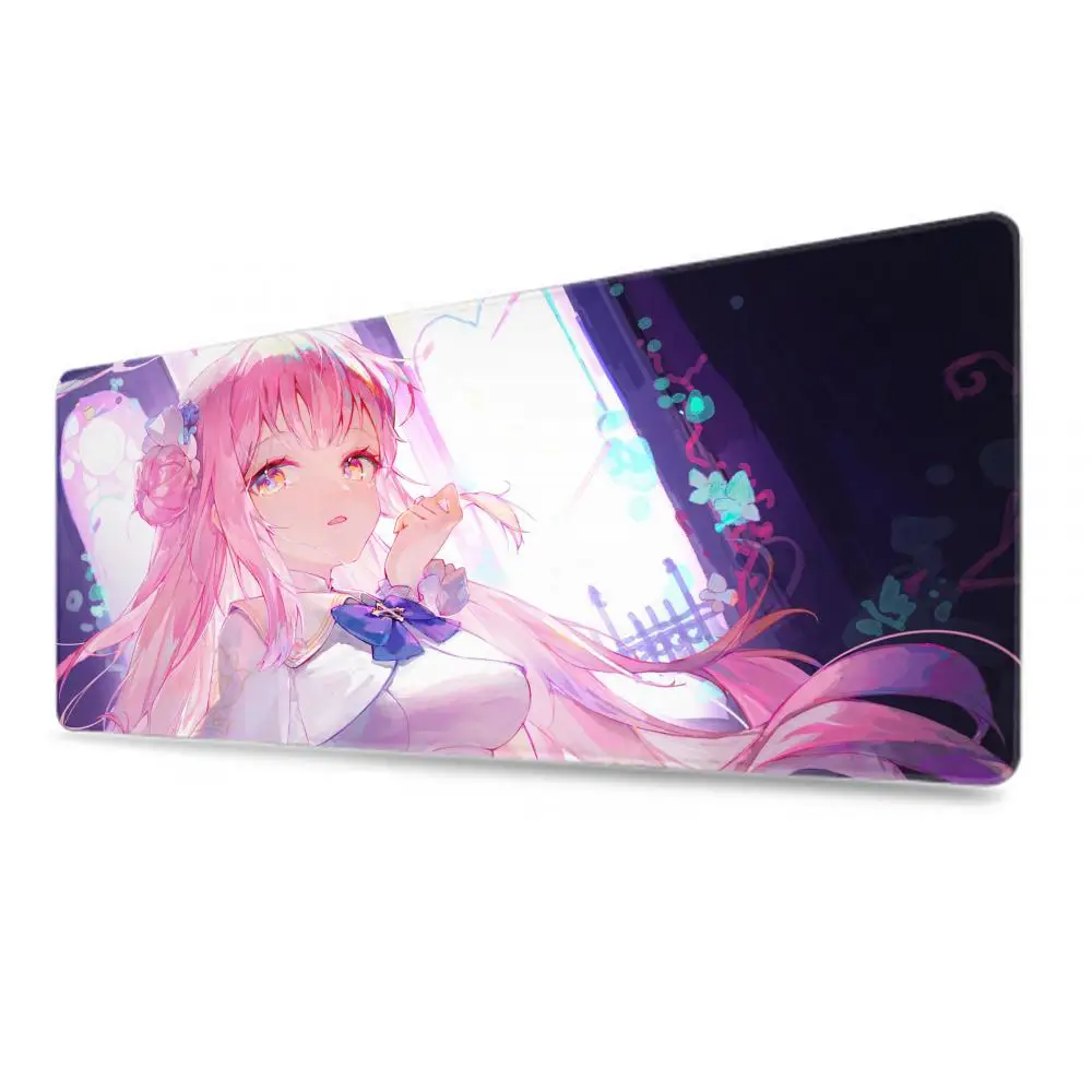 Fashion Game Blue Archive Cute Misono Mika Mouse Pad Non-Slip Rubber Edge locking mousepads Game play mats for notebook PC compu