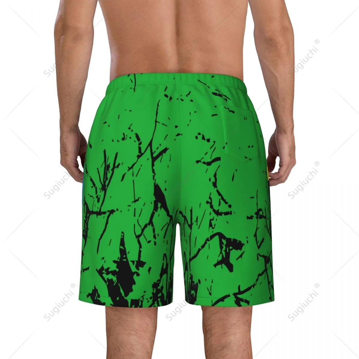 Men's Tanzania Flag Beach Pants Board Shorts Surfing Boys Soccer Cycling Swimwear Running Polyester