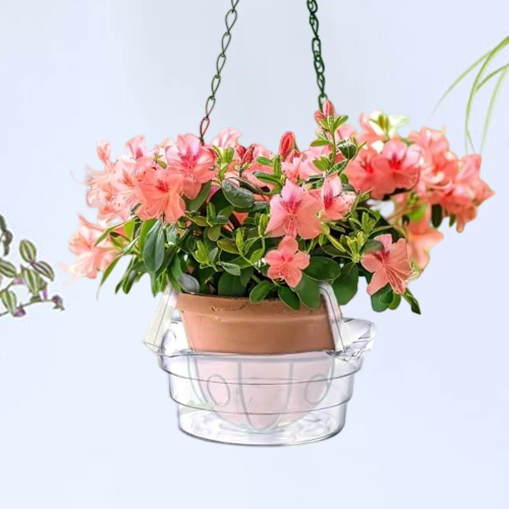 

Эффективные лотки для управления водой, блюдце для садовых растений, прозрачный подвесной поддон для капель, способствует воздушному потоку, встроенный крючок