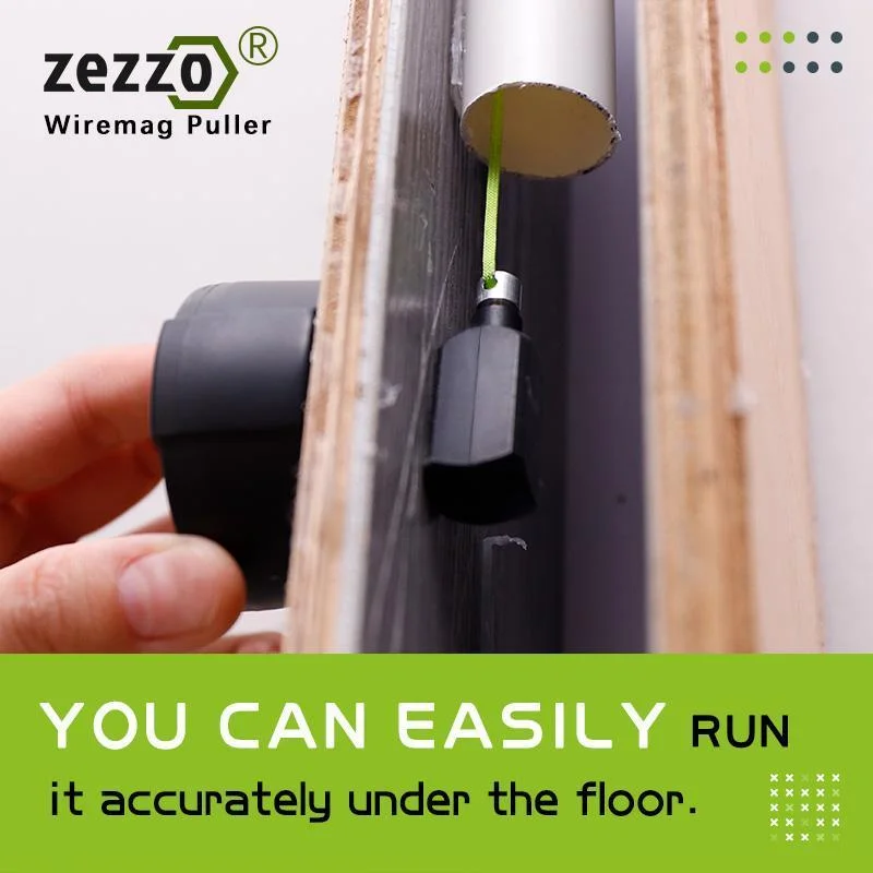 6M Cable Through Aiding Tools Zezzo WireMag Puller Magnetic Threader Snap Wire Guider Cable Puller for Wiring In Stock