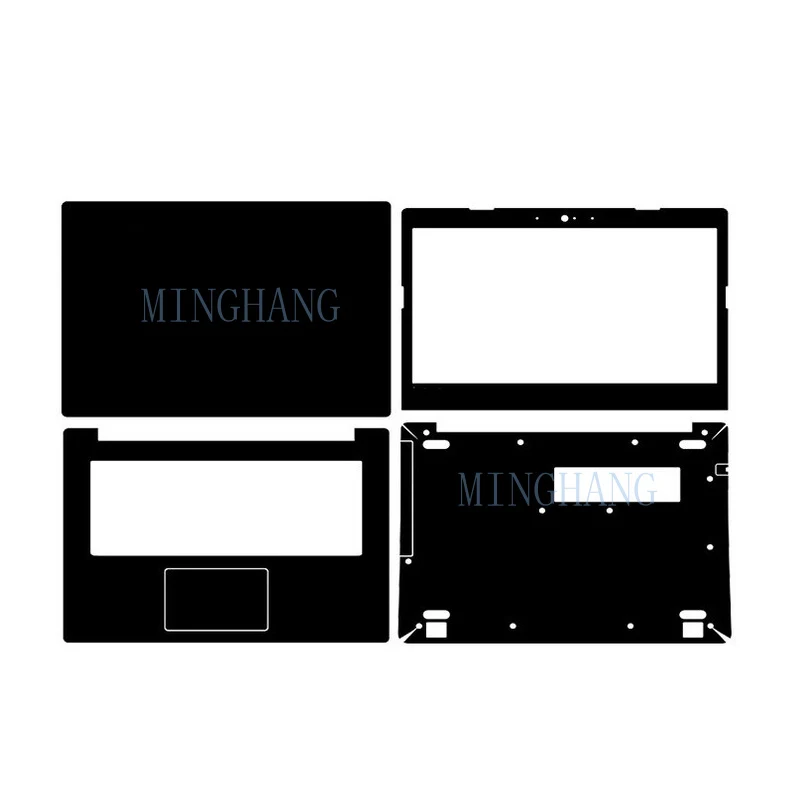M   Laptop Protector Carbon Leather Sticker Skin Cover for Lenovo ideapad 320-14 14