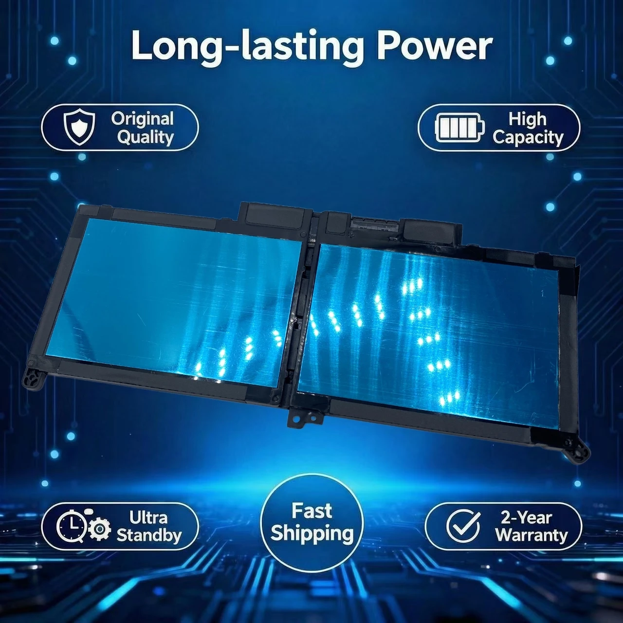 New F3YGT DJ1J0 Laptop Battery For Dell 2X39G Latitude 12 7000 7280 7290 E7280 E7290 E7390 13 7000 E7380 7390 14 7480 7490 DM3WC