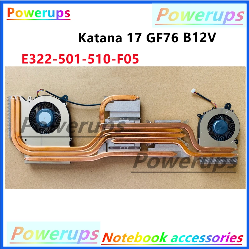 New Laptop CPU/GPU Cooler Heatsink&Fan For MSI katana 17 GF76