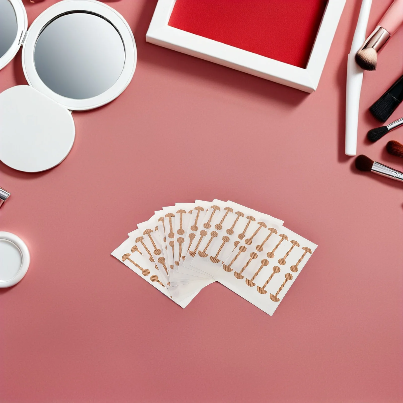 

200pcs Beauty Strips Dumbbell Shape Elastic Nose Patches For Nostril Reshaping Skin Friendly Non-Surgical Nose Shaper Slimming