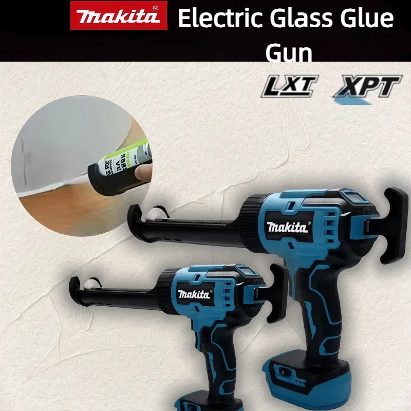 

Makita 18V Electric Glass Caulking Gun LED 6 Speed Cordless Silicone Gun Multifunctional DIY Repair Tool