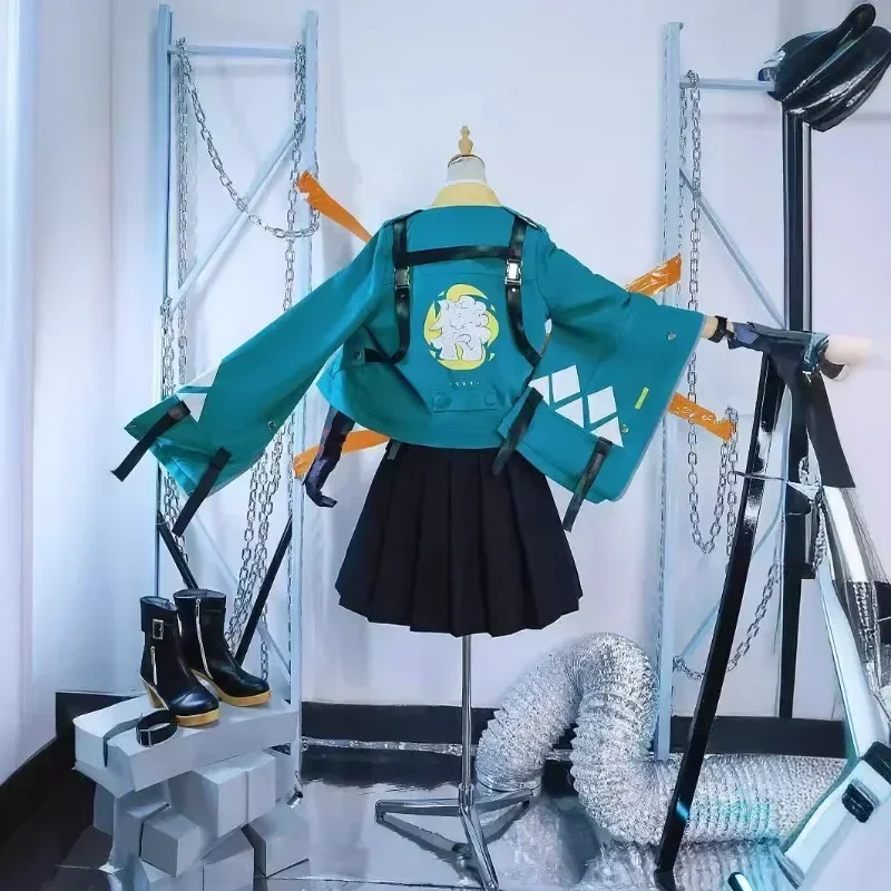 Hoshimi Miyabi-Juego de Cosplay completo, traje de Cosplay, vestido, peluca, zapatos, Prop, Zero, Hoshimi Miyabi