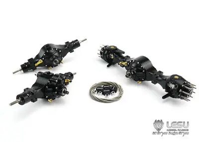 Lesu Metal Axles B Differential Locks 1/14 RC 6X6 Tractor Truck Tamiyaya Model TH02051