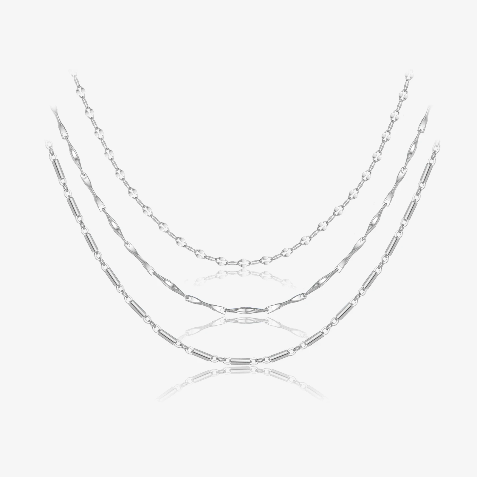 

VEWANT женское новое ожерелье из стерлингового серебра 925 пробы 45 см, длинное колье-чокер, ожерелье на свадьбу в стиле рок-панк, ювелирные изделия, подарок