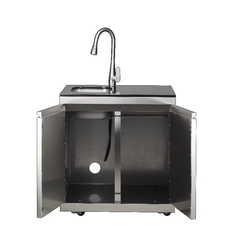 Modern Design Double Bowl One Hole 304 Stainless Steel Waterproof Kitchen Sink