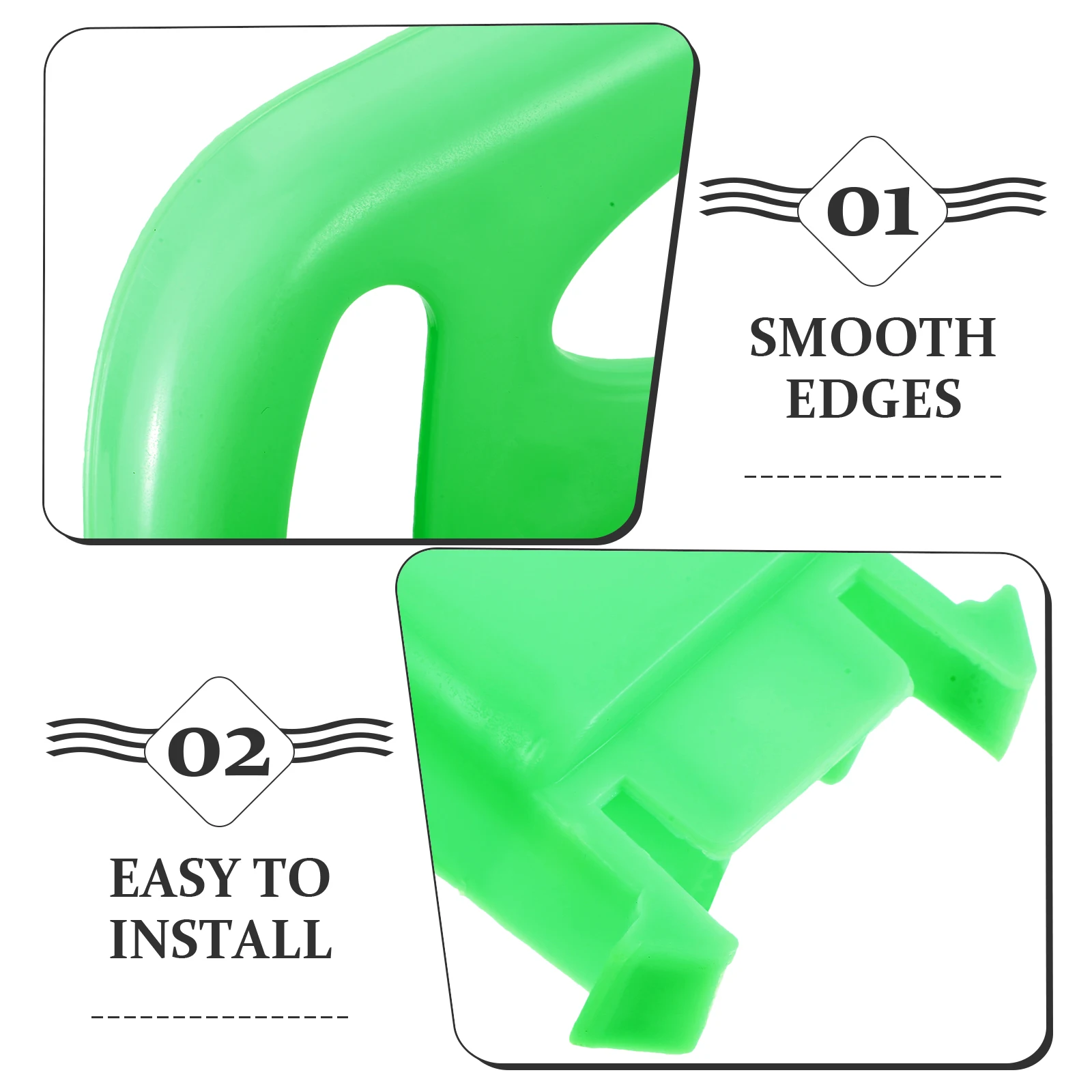 مرفق مقبض الأمان لاستبدال واقي شريط T الخارجي، شريط أمامي متأرجح متين متوافق مع