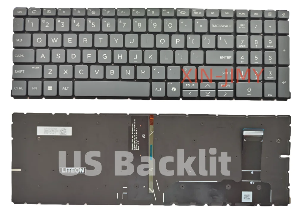 

Клавиатура ноутбука серии HP ProBook 450 G11 455 G11 США с подсветкой