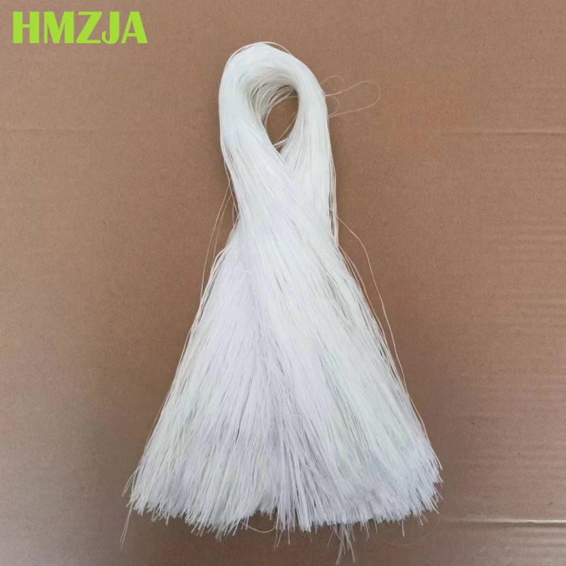 Glass Fiber Long Cut Wire 30CM 60CM Gypsum Line White Fiber Non Stick Hand Spun Special for Crack Resistance