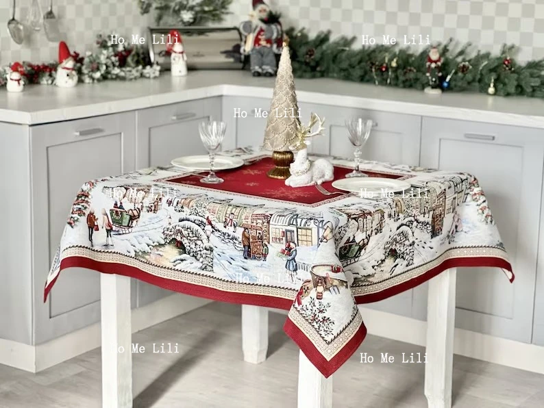 Time Before Christmas Table Winter Holiday Decorations Gift Home Decor