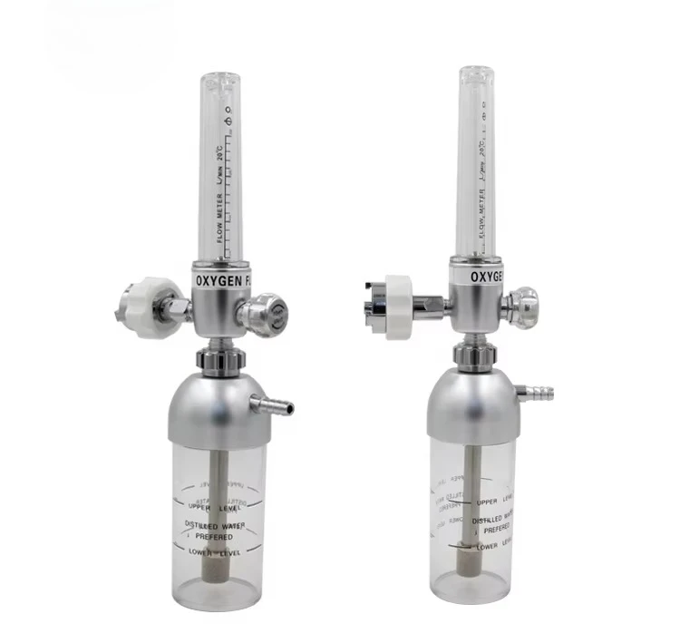 Flow Meter Oxygen Medical Treatment Directly Used With Humidifier Oxygen Connector