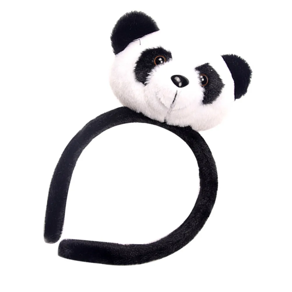 Panda Headband Cute Black and Panda Hairband for Women Comfortable Non-Slip Long-Lasting Hair Management