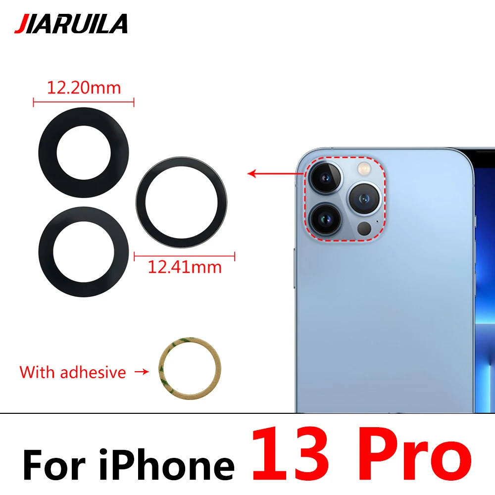 IPhone 13 pro maxおよびmini用リアカメラレンズ,スペアパーツ,新品