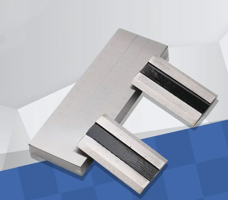 Stainless Steel Scraper Fineness Meter Single Slot Fineness Plate Fineness Gauge 0-25-50-100um