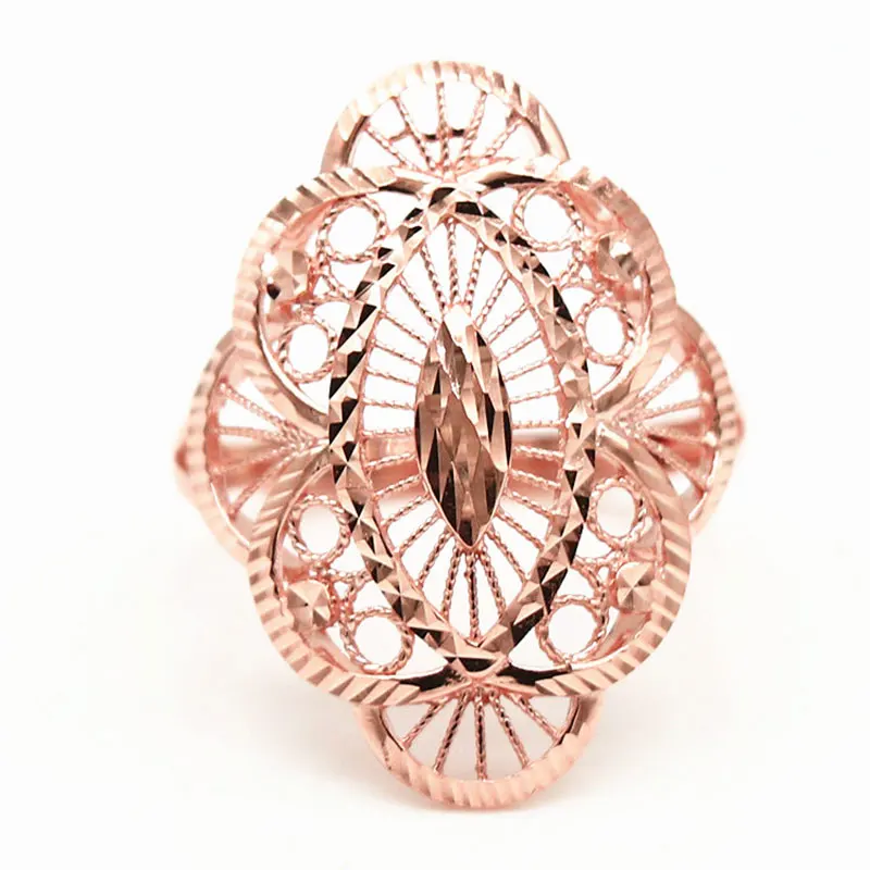 

585 Gold Ring for Women Elegant Simple Design Premium Quality Fashionable Personality Statement Jewelry Gift