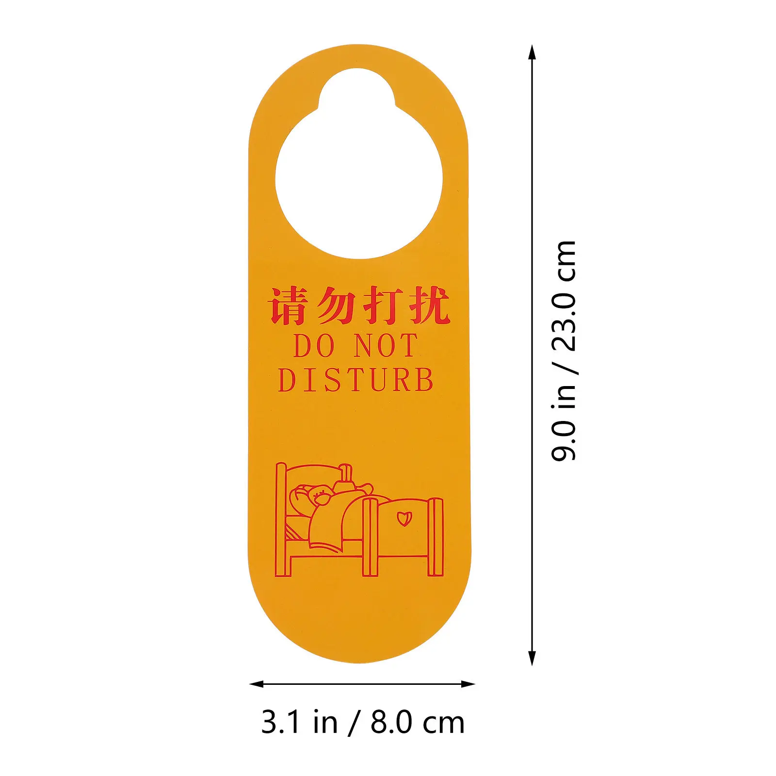 10Pcs Room Door Hanger Signs Please Hotel Cleaning Tags Professional Grade Cardstock Clear Legible Print for Hotel