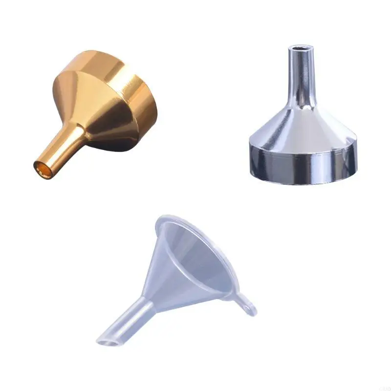 Mini Liquid Funnel Filling Filter Tools Oil Sand Leaking for Transfer Liquids Oil Powders C5AD