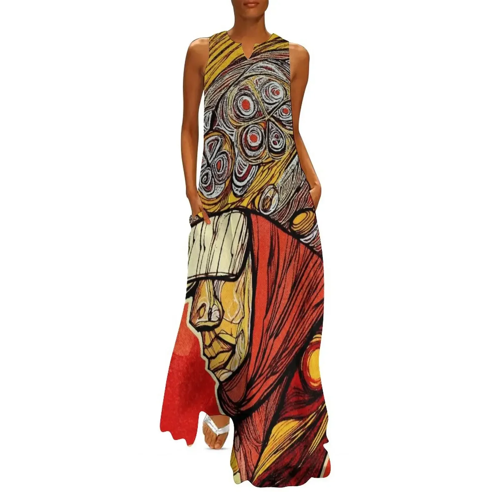 

Red dance 2 - jotaka Long Dress dress dresses clothing women summer 2025 Aesthetic clothing Women's evening dress