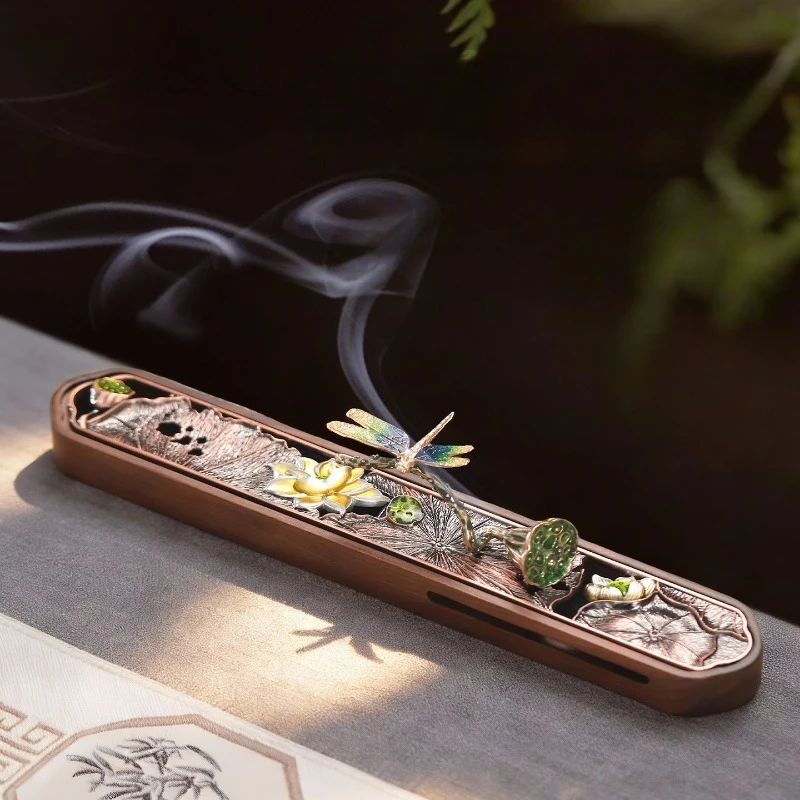 

Metal Interior Portable Incense Burner Fragrance Modern Incense Burner Chinese Living Room Quemador Inciensos Ceramic Decoration