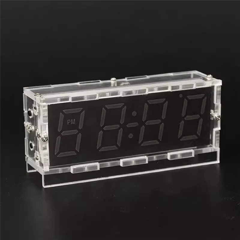 Красочные аксессуары для цифровых часов, красочный RGB цифровой будильник, микроконтроллер, печатная плата, сварка, производство «сделай сам»-ABJU