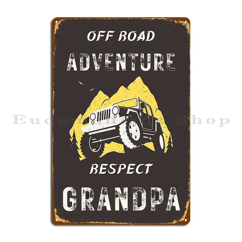 Unleash Your Off Road Spirit With 4x4 Shirts Metal Sign Cinema Design Plaques Painting Bar Cave Tin Sign Poster