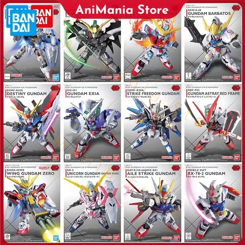 

Bandai Sdex Series Gundam Q Version BB Assembly Model Kit Mini Gundam Action Figure Model Gifts Toy Collection for Kids