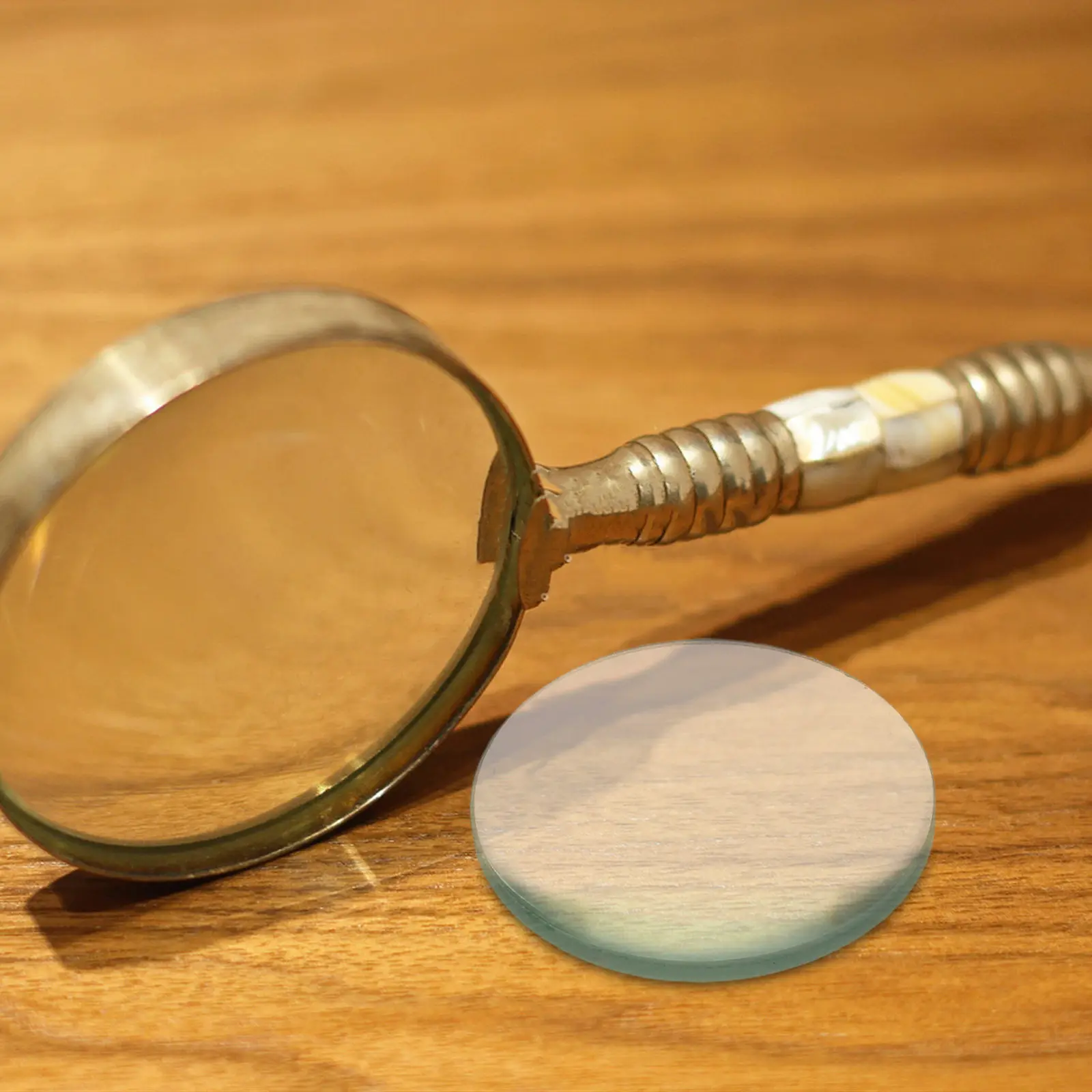 Optical Grade Double Convex Glass Lens 30Mm D 50Mm Fl for Physics Labs Stem Education Demonstrating Light Refraction and Imaging